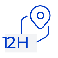 12 시간 이내에 초기 응답